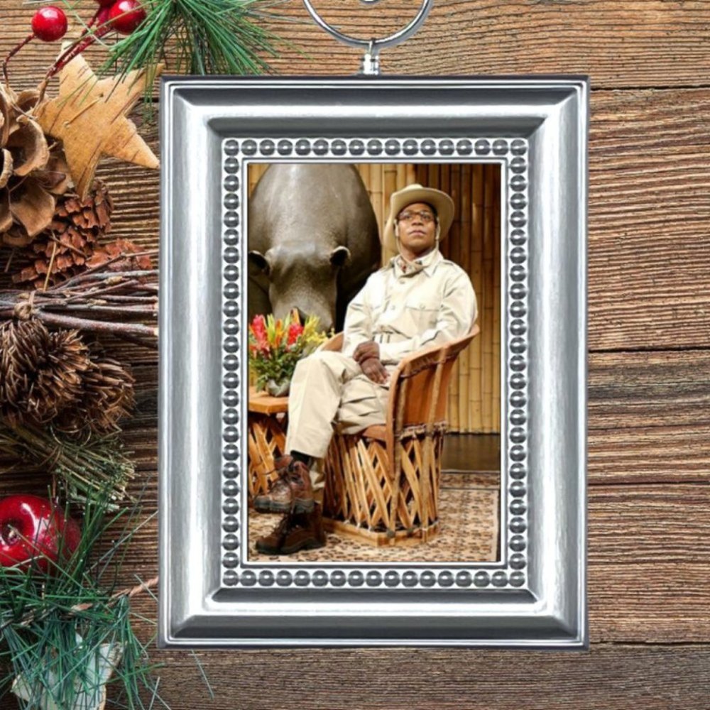 SNL Brian Fellow's Safari Planet Tracy Morgan Christmas Tree Ornament‎